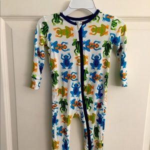 Kickee Pants Frog Footless Onesie